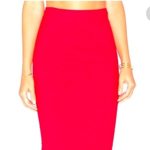 BCBG Leger red berry skirt, fits 2-4
